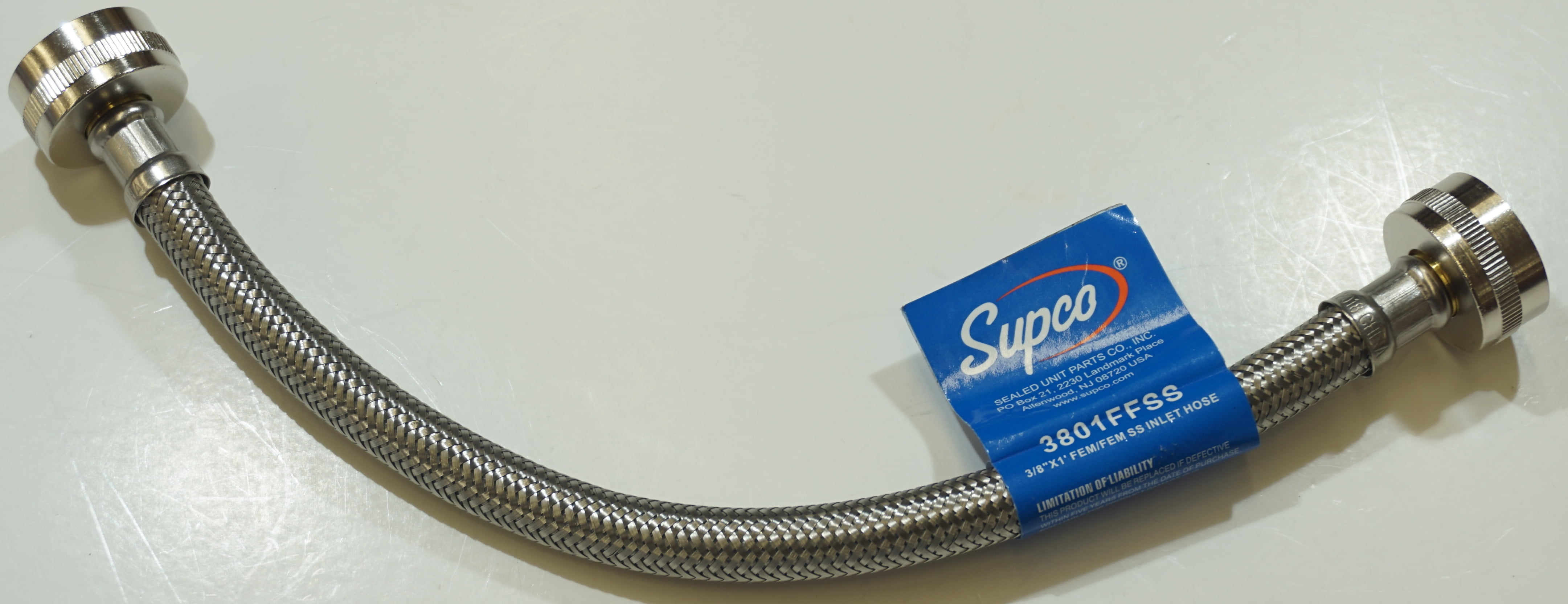 Supco Stainless Steel Steam Dryer Installation Kit, 1-1', 2-5', 1-Y, WS5SSSTM