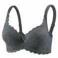 thumbnail image 4 of Noric Women's Thin Floral Lace Underwire Bra Adjustable Straps Lift stay-Sag Side Support Comfort Shaping Bustier, 4 of 8
