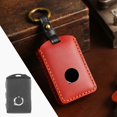 thumbnail image 1 of Car Key Fob Cover Case Protector For Volvo XC60 XC90 S60 Key Cover Handmade Premium Leather Case, 1 of 17