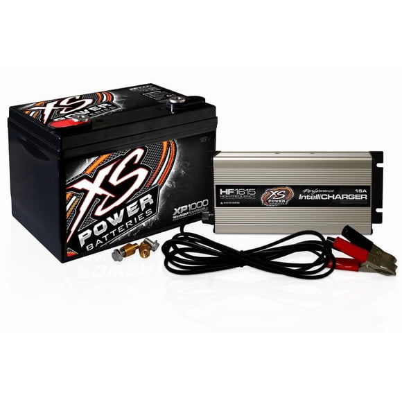 XS Batteries Battery XP1000CK2 XP Series; AGM Absorbent Glass Mat; 16 Volt; 2400 Max Amps; Top 575 With M10 Terminal; 10.24 Inch Length; 6-3/4 Inch Width; 7.2 Inch Height; 675 Cranking Amps