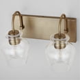 thumbnail image 3 of 138121AD-490-Capital Lighting-Danes - 2 Light Transitional Bath Vanity Approved for Damp Locations - in Transitional style - 15 high by 10 wide-Aged, 3 of 10