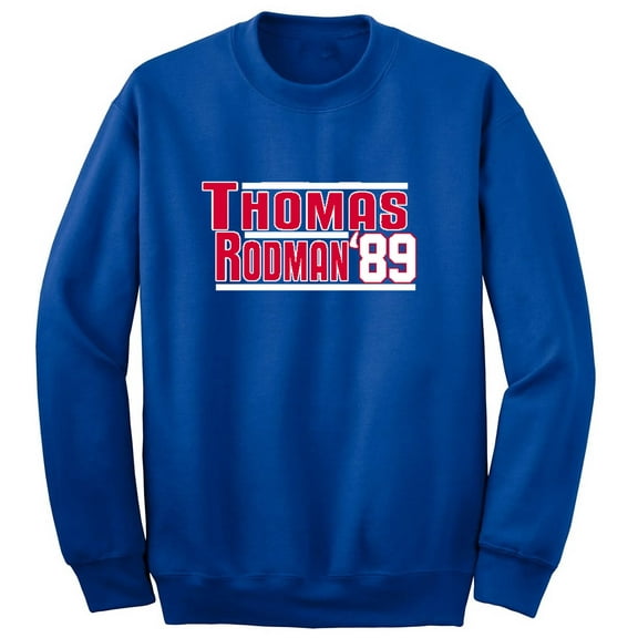 Isiah Thomas Dennis Rodman Pistons 1989 Crew Neck Sweatshirt