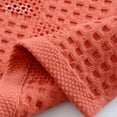 thumbnail image 6 of Cinvoph 6 Pack Cotton Waffle Weave Kitchen Dish Cloths Soft Absorbent Quick Drying Dish Towels Non-Scratch Reusable for Kitchen, Window Glass & Bathroom 13"x13" Orange, 6 of 6