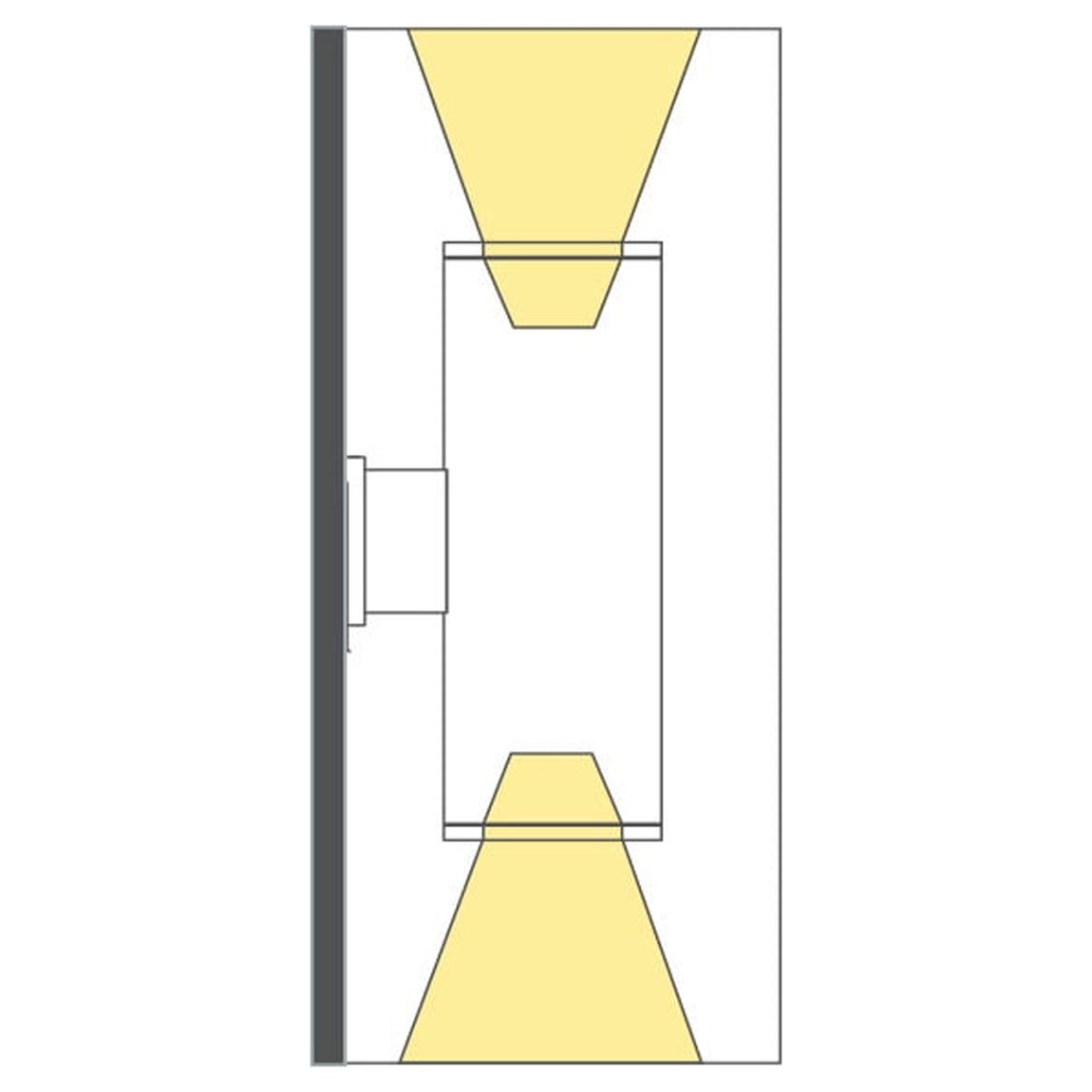 Wac Lighting Ds-Wd06-Ss Tube Architectural 2 Light 18" Tall Led Outdoor Wall Sconce - - image 2 of 4
