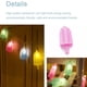 thumbnail image 4 of Luz de helado - 3 metros 20 luces, versión de batería, luces de cadena de helado, decoración de verano, 4 of 9
