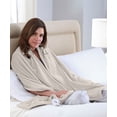 thumbnail image 1 of Perfect Fit 110 Volt Luxe Plush Pocket Electric Heated Wrap Cloud 74"x 26", 1 of 5