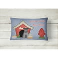 thumbnail image 2 of Carolines Treasures BB2806PW1216 Dog House Collection Miniature Schanuzer Black Silver Canvas Fabric Decorative Pillow, 2 of 3