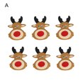 thumbnail image 2 of Neinkie 6Pcs Christmas Tree Napkin Rings Xmas Napkin Rings Holder Buckle Christmas Rhinestone Napkin Ring Buckle for Christmas Wedding Thanksgiving Dinner Table Decor, 2 of 7
