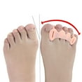thumbnail image 3 of 2 Pairs Bunion Corrector Pain Reduce High Elastic Toe Spacer Toe Separator, 3 of 7