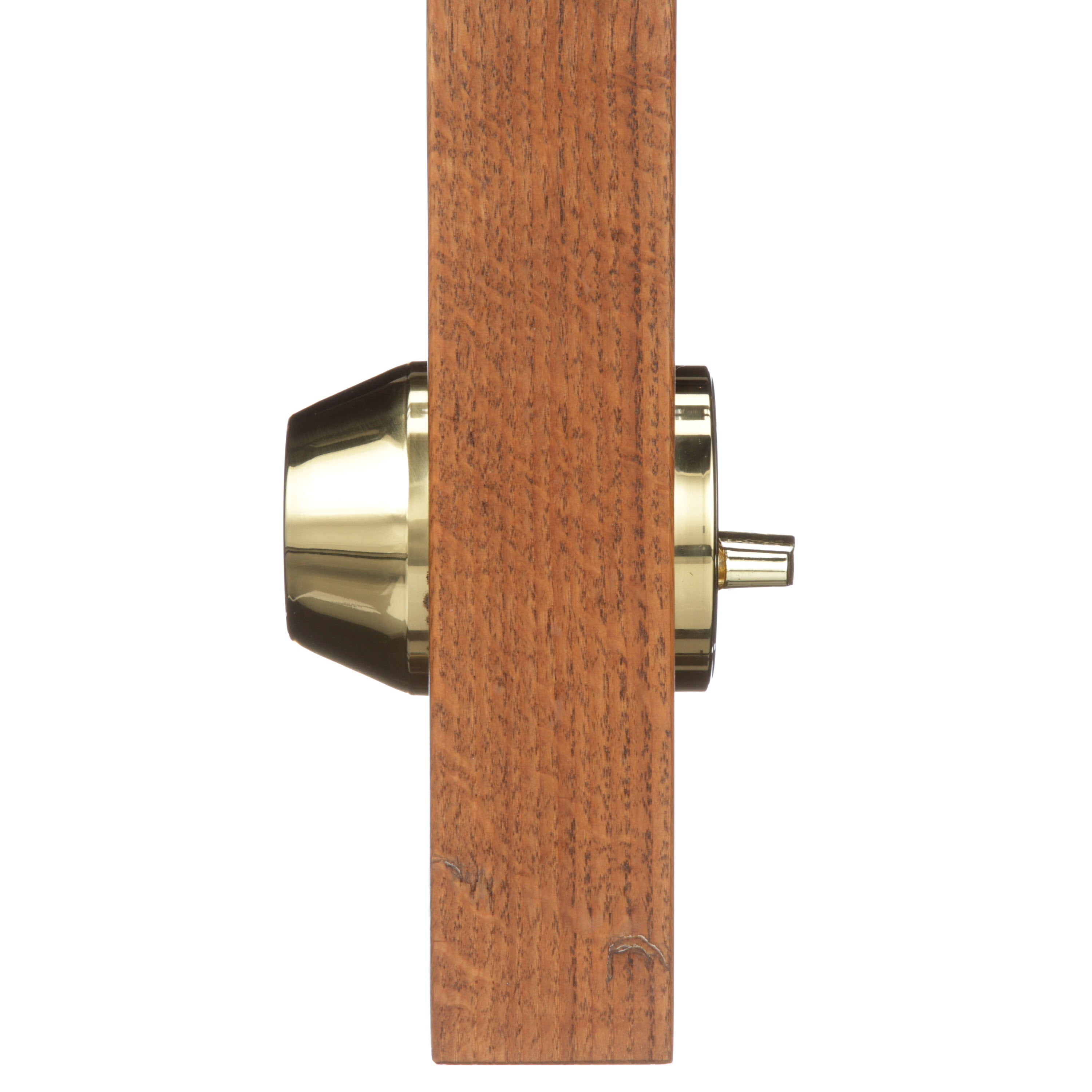 Brinks, Keyed Entry Mobile Home Single Cylinder Deadbolt, Polished Brass Finish - image 4 of 9