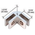 thumbnail image 5 of CRL E214A Chrome Two-Way Aluminum 90 Degree Glass Connector, 5 of 5