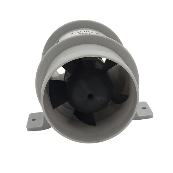 Ventilador Silencioso en Línea de 3 Pulgadas, Ventilador Silencioso de Flujo de Aire de 12 V para Circulación de Aire en Conductos, Ventilacione Macarena Soplador silencioso resistente al agua
