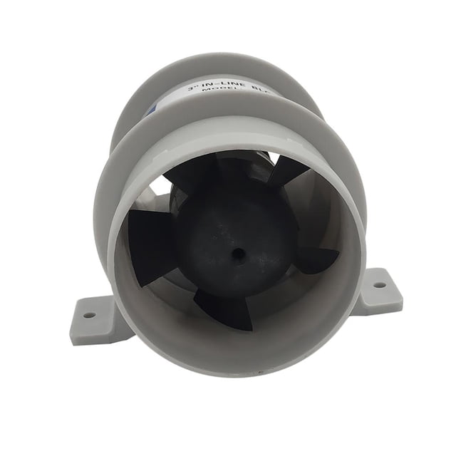 Ventilador Silencioso en Línea de 3 Pulgadas, Ventilador Silencioso de Flujo de Aire de 12 V para Circulación de Aire en Conductos, Ventilacione Macarena Soplador silencioso resistente al agua