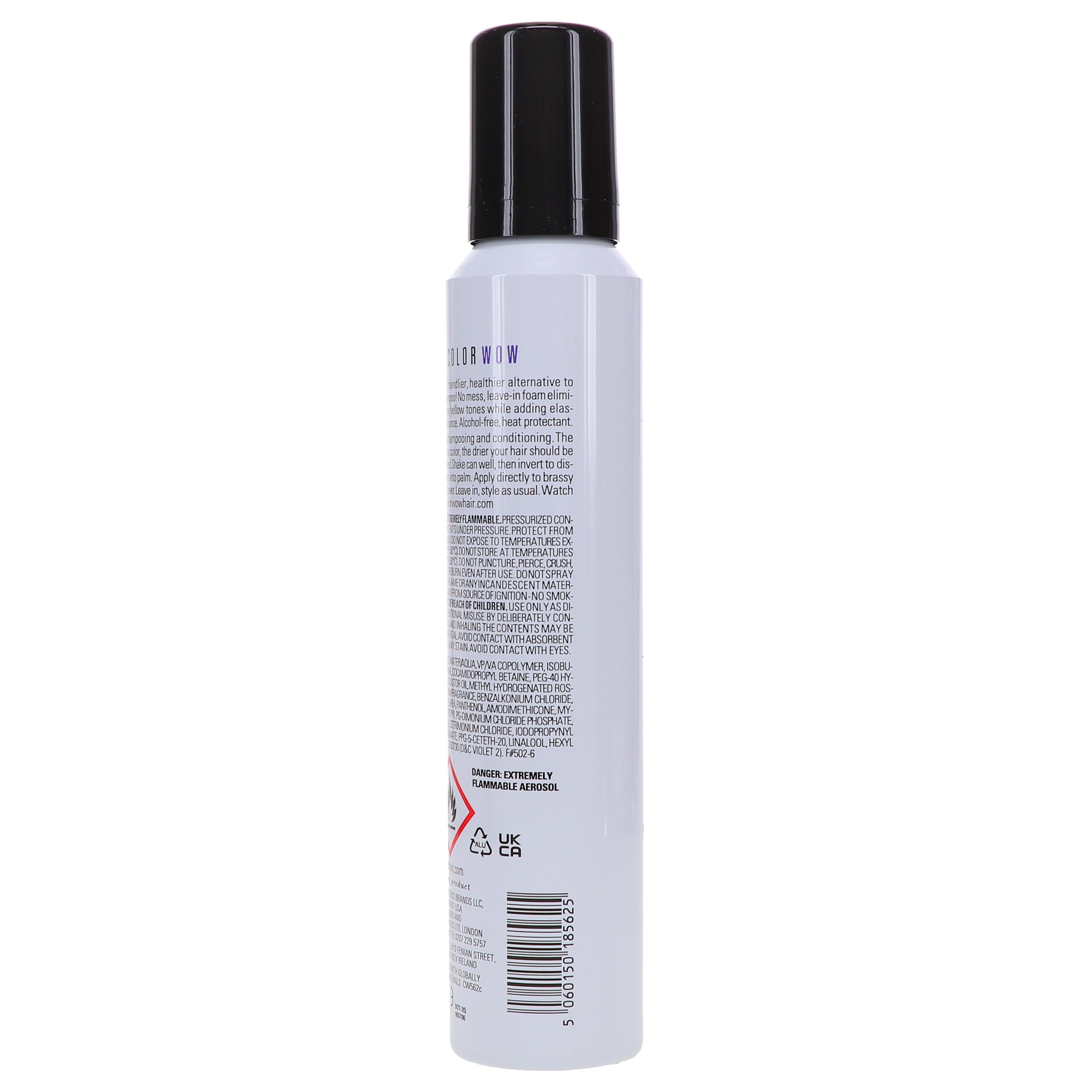 COLOR WOW Color Control Purple Toning + Styling Foam for Light Hair 6.8 oz
