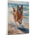 thumbnail image 3 of Belgian Tervuren Dog Canvas Wall Art Puppy Print Pet Paintings Artwork, Belgian Tervuren Dog Painting Poster Home Decoration Kids Bedroom Decor Framed, 3 of 6