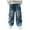 M-Blue, variant on Baggy Jeans Boy's Skinny Fit Ripped Destroyed Distressed Fashion Denim Jeans Pants(Blue,7-8 Years)