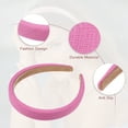 thumbnail image 3 of Unique Bargains 2 Pcs Pastoral Stripe Headbands Fashion Anti Slip Hair Accessories for Women Pink Rose Red 0.87" Wide, 3 of 7