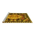 thumbnail image 2 of Ahgly Company Machine Washable Indoor Rectangle Medallion Yellow French Area Rugs, 5' x 7', 2 of 4