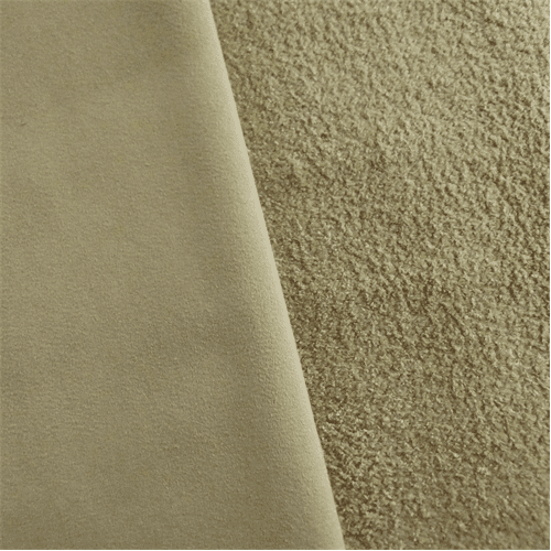 Beige Faux Sherpa/Suede, Fabric By the Yard