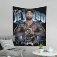 thumbnail image 2 of Jey USO Wrestler Tapestry Wall Hanging Art Poster For Living Room/Bedroom/Dorm Decorations Porch Hangings Wall Art Banners Bed Cover Beach Throws 60x51(inch), 2 of 8