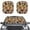 Cow Butterfly Highland Cow, variant on Uorisanigo Car Sunshade Cute 2 PCS Retro Aztec Geometric Heart Baby Highland Cow Block Uv Rays Sun Visors for Women Rectangular Sun Visor Sunlight Protector Keep Vehicle Cool Auto Accessories