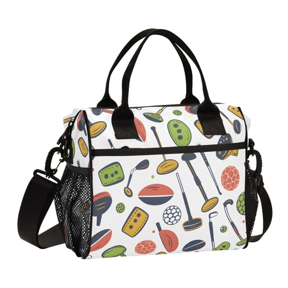 Golf Balls Cooler Bag Lunch Bag Soft Cooler Cooling Tote Insulated Lunch Box for Adult Men Women