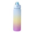 thumbnail image 4 of Outdoor Water Bottle with Straw BPA Free Gradient Drinking Cup (Purple), 4 of 7