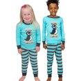 thumbnail image 1 of LazyOne Warm Long-Sleeve PJ Sets for Girls and Boys, Funny Animal Kids' Pajama Sets, Cozy, Comfy, Bird (Stud Puffin, 4T), 1 of 7