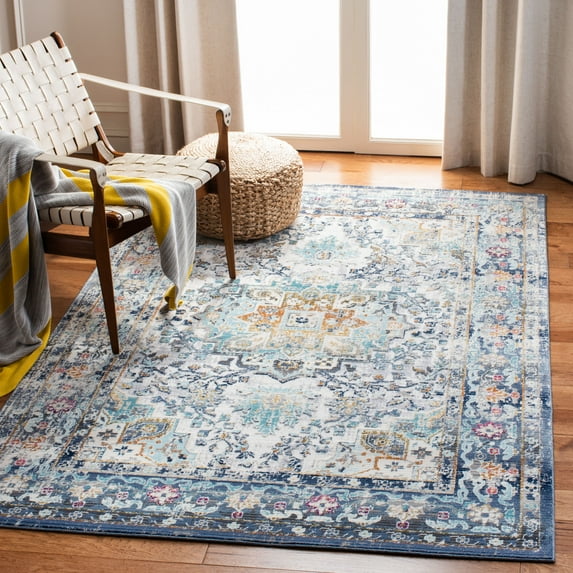 Safavieh Aria Hartley Floral Bordered Area Rug