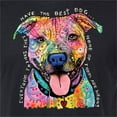 thumbnail image 2 of Dean Russo Best Dog Dog Lover Mens Premium Tri Blend T-Shirt, True Black, Small, 2 of 6