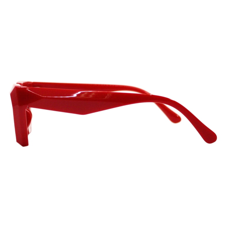 Geometric Trapezoid Shape Sunglasses Modern Gem Cut Frame  display picture 2
