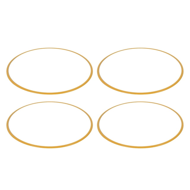 KIMISS 4pcs Wheel Rim Protector, Automotive Rim Trim, Curb Rash Prevention Self Adhesive, Car Exterior Accessories, Universal Aluminium Alloy Rim Guard Trim Rings, for 19 Inch Hub