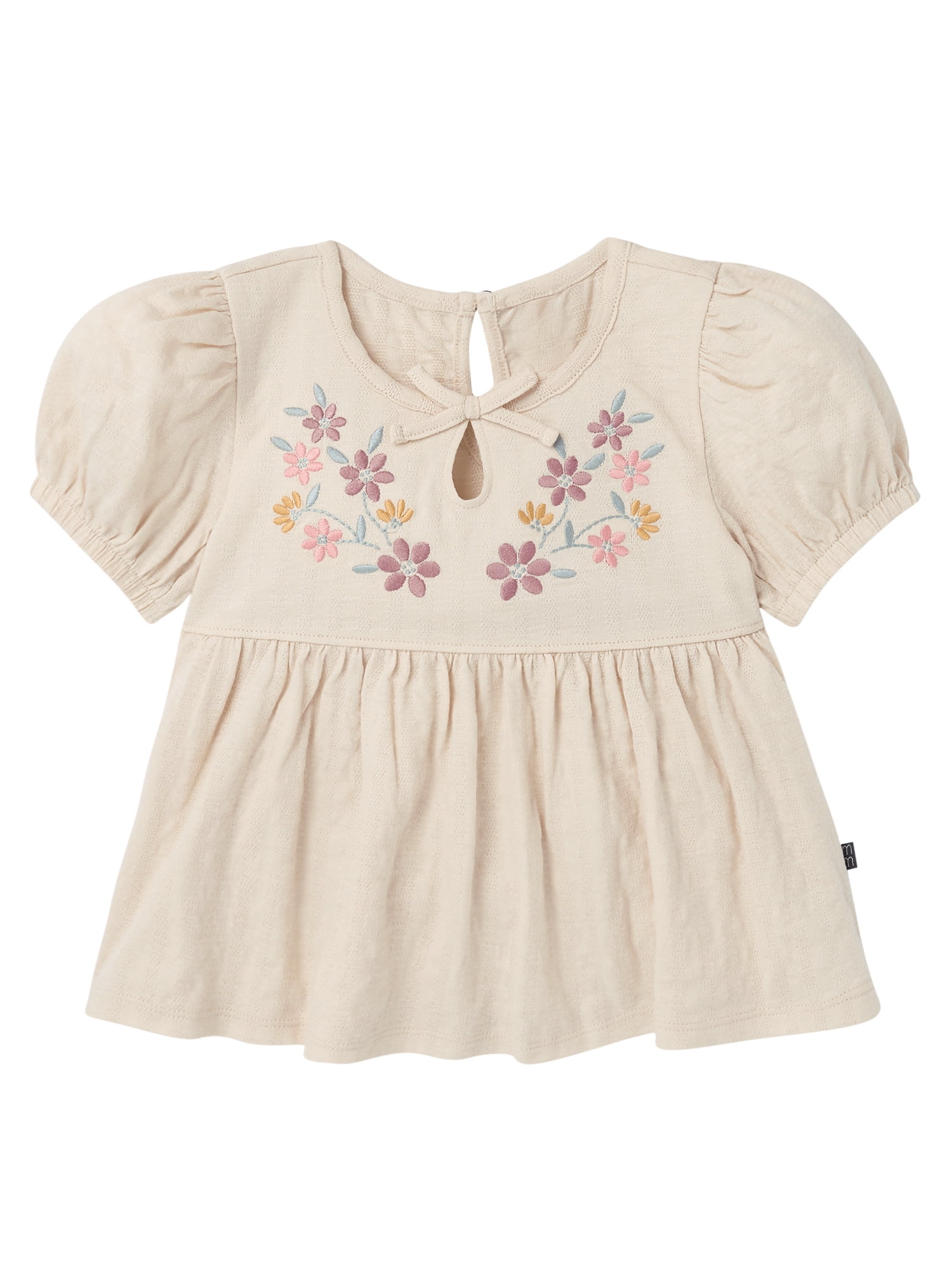 Modern Moments by Gerber Toddler Girl Puff Sleeve Outfit Set, 2-Piece, Sizes 12 Months - 5T