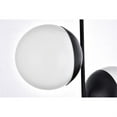 thumbnail image 4 of Eclipse 2 Lights Black Pendant With Frosted White Glass, 4 of 5