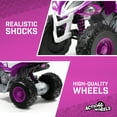 thumbnail image 3 of Yamaha Raptor ATV 12-Volt Battery-Powered Ride-on ATV - Purple and White for girls ages 3-5 years, 3 of 9