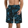 thumbnail image 1 of Fotbe Spacecraft Trajes de Baño Estampados para Hombre, Shorts de Verano de Secado Rápido, Ropa de Playa, Bañadores-3X-Large, 1 of 6