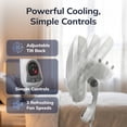 thumbnail image 4 of Lasko 16" Quiet Oscillating Pedestal Fan with Remote Control, Adjustable Height and 3 Speeds for Whole Room Cooling, White, 1646, 4 of 17