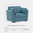 thumbnail image 3 of Signature Design by Ashley Keerwick Blue Oversized Chair, 3 of 19