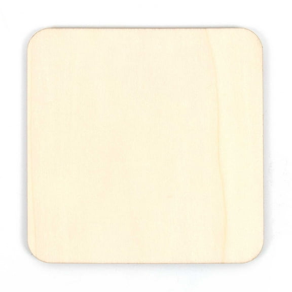 Hello Hobby Square Wood Shape, 0.09 lbs