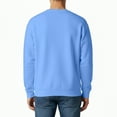 thumbnail image 5 of Hanes - Ecosmart Crewneck Sweatshirt, Fleece Pullover Sweater for Men, Carolina Blue and Army Brown Color, 7.8 Oz, 50/50 Cotton/Polyester, 2 Pack, 3XL Size, 5 of 7