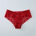 thumbnail image 2 of Eashery Underwear For Women Low Waist Breathable Women Thong Red S, 2 of 3