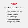 thumbnail image 6 of OXO Prep & Go 1.6-Cup Leakproof Snack & Dip Container, Leakproof Food Storage Container with Separate Dip Compartment for Snacks, Fruits and Veggies, Ocean Blue, 6 of 10