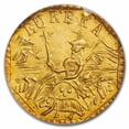 thumbnail image 2 of 1853 Arms of California Fractional Gold Token MS-63 Octagonal NGC, 2 of 3