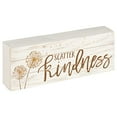 thumbnail image 3 of P. Graham Dunn Scatter Kindness Dandelion Whitewash 12 x 4.5 Solid Wood Boxed Pallet Plaque Sign, 3 of 6