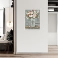 thumbnail image 2 of Christian Flower Farmhouse Decor Wall Art I Can Only Imagine Flora Butterfly Rustic Religious Canvas Painting Floral Pictures Framed Artwork for Bathroom Living Room Bedroom 12''''x16'''', 2 of 6