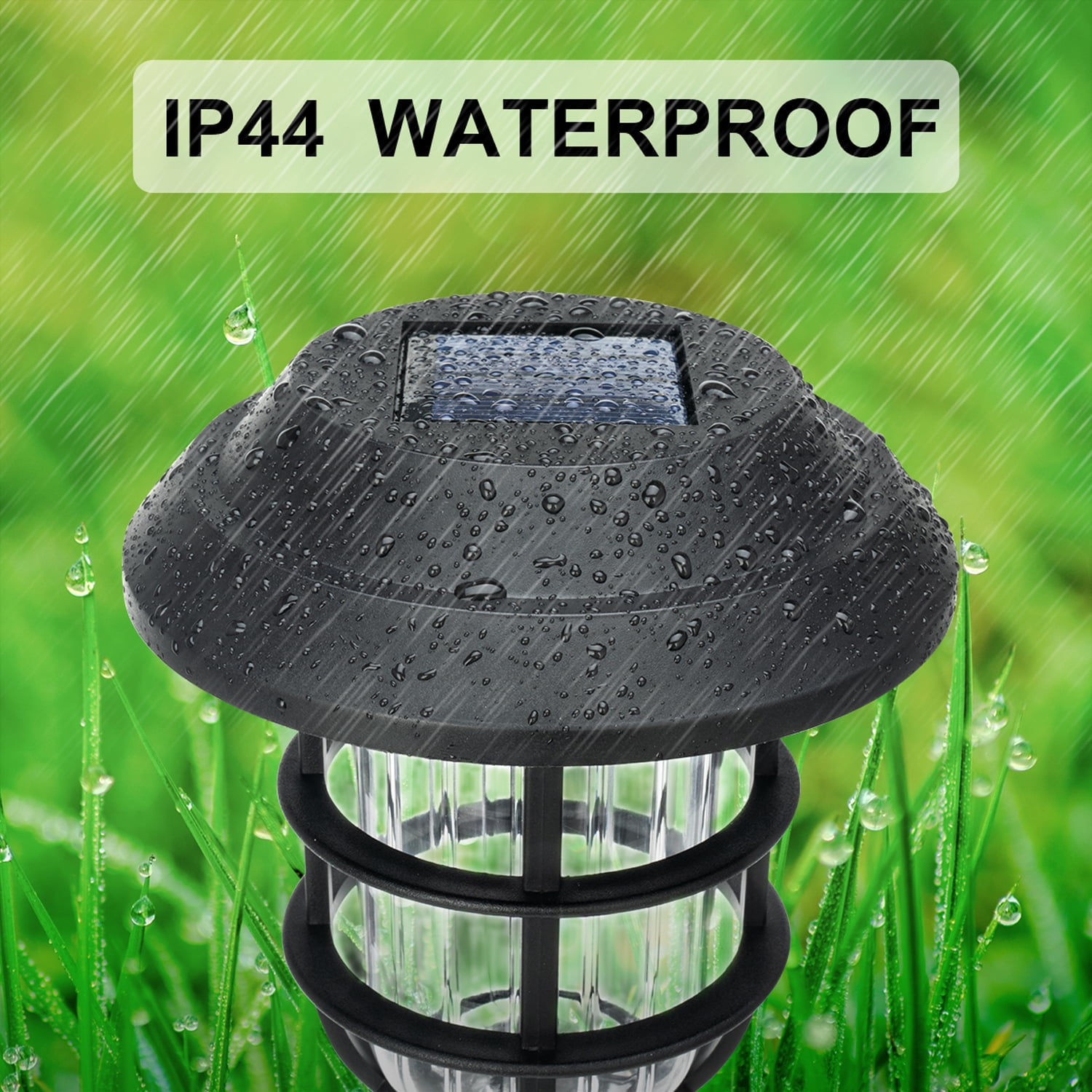 FKHouse Outdoor Solar Pathway Landsccape Lights Waterproof Led WalkwaySolar Lights 8-Pack