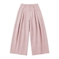 thumbnail image 3 of Ozmmyan Womens Wide Leg Sweatpants Zipper Button Pockets Elastic Waist Casual Loose Fit Lounge Pants for Winter, 3 of 6