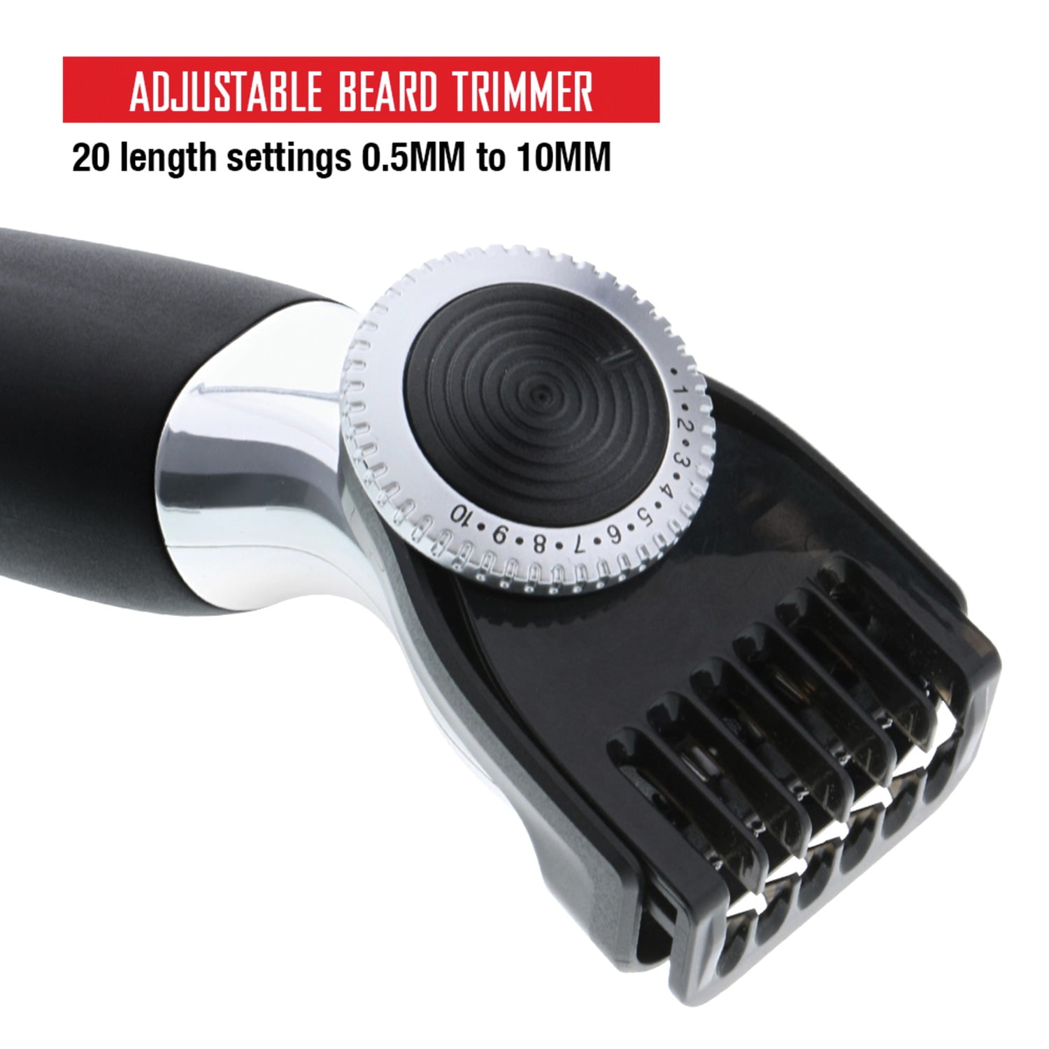 Power Single Blade with Beard Trimmer by Barbasol for Men - 1 Pc Trimmer