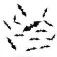 thumbnail image 1 of Fiudx Pegatinas de Pared de Murciélago de Halloween, Pvc Mejorado, Fuerte Adhesión Por Ambos Lados, Plegables para Efecto Volador, Decoración Interior y Exterior, Imprescindibles para Fiestas, 72 Uni, 1 of 1