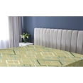 thumbnail image 5 of Ambesonne Geometric Fitted Sheet, Pattern Abstract Squares, Queen Size, Khaki Blue Grey Pale Rose, 5 of 5